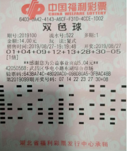 湖北中奖