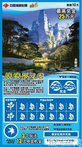 张家界风光10元面值