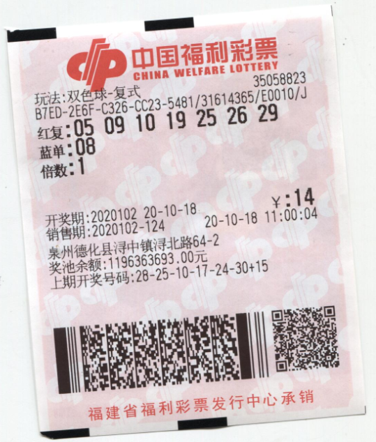 泉州8人合买中双色球504万2
