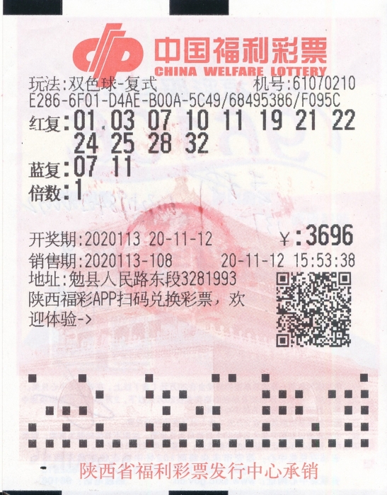 2020113期双色球1075万元-汉中合买天团