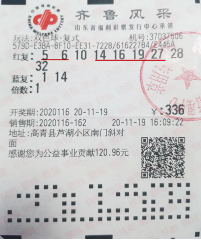 16人合买团共享双色球267068元大奖！