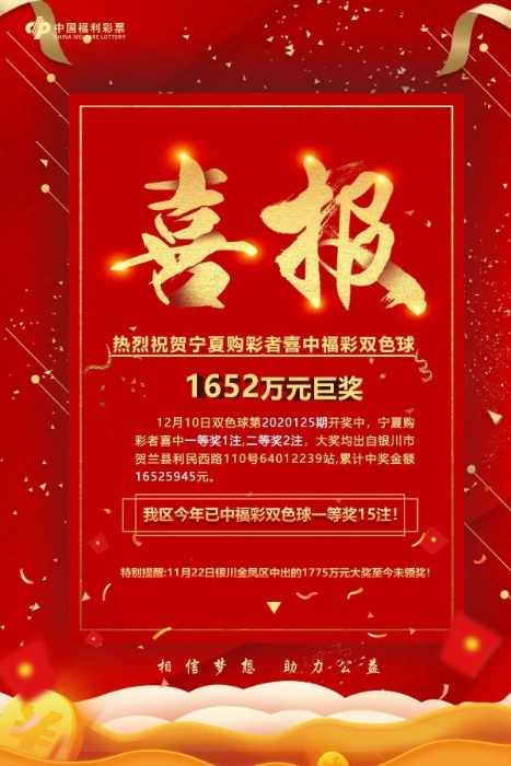 双色球1652万1