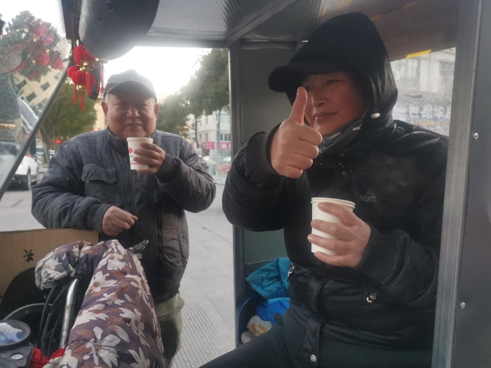 爱心驿站送温情 一杯姜茶暖人心4