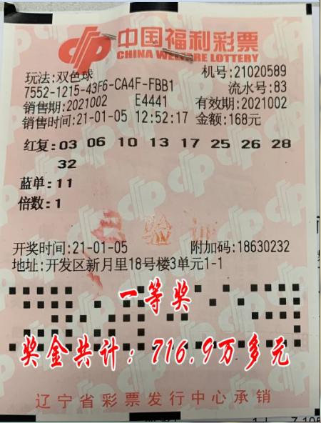 大连716万
