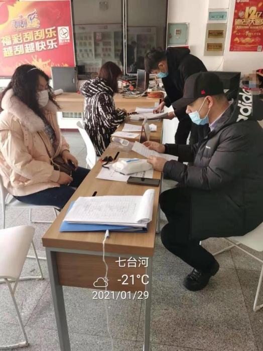 七台河市福彩人抗疫不松劲  巡查不懈怠3