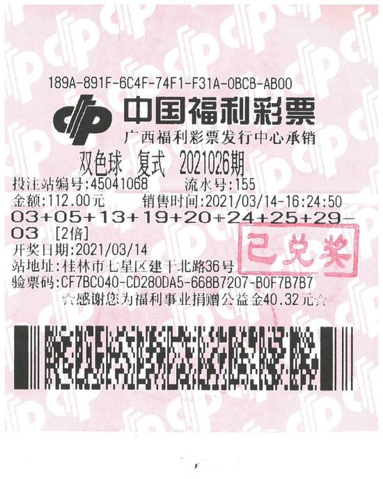 坚持守号3年 中得双色球头奖2注 坚持守号3年 中得双色球头奖2注