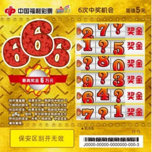 福彩刮刮乐“一触即发”“666”回馈促销活动来袭2